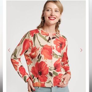 Frances Valentine Darling Cardigan French Tulip - Size M